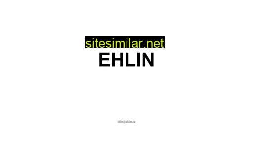 ehlin.se alternative sites