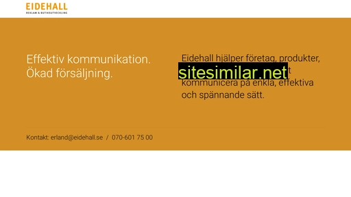 eidehall.se alternative sites