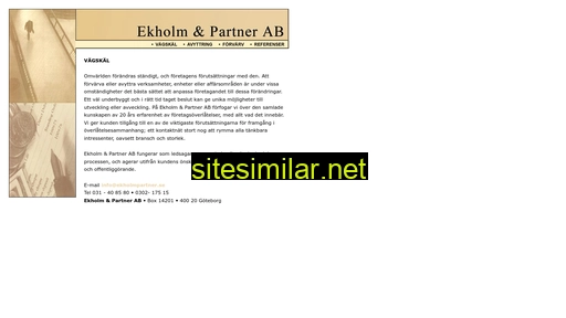 Ekholmpartner similar sites