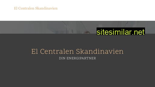 elcentralenskandinavien.se alternative sites