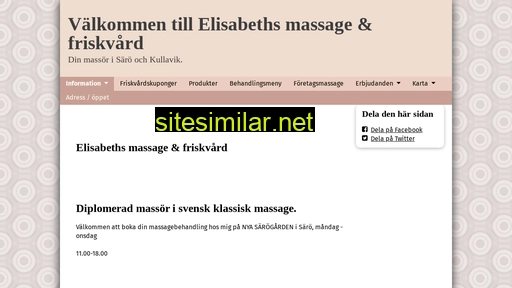 Elisabethsmassage-friskvard similar sites