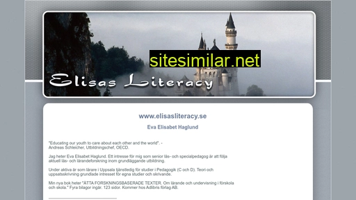 elisasliteracy.se alternative sites