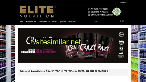 elitenutrition.se alternative sites