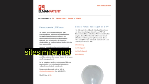 elmanpatent.se alternative sites