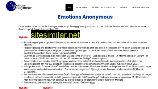 emotionsanonymous.se alternative sites
