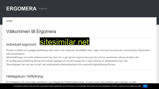 ergomera.se alternative sites
