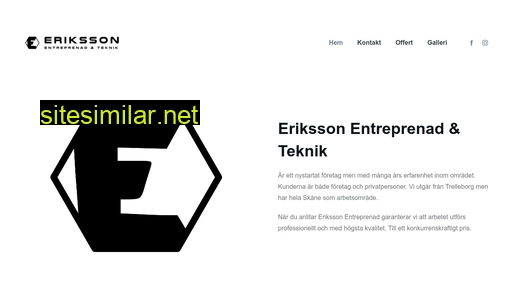 Erikssonentreprenad similar sites