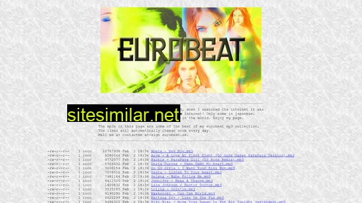 Eurobeat similar sites