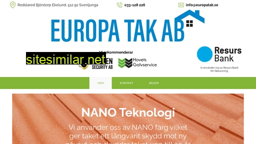 europatak.se alternative sites