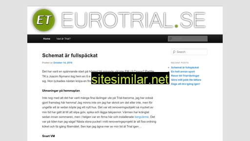 eurotrial.se alternative sites
