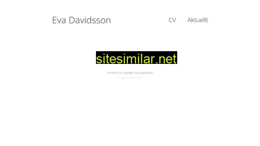evadavidsson.se alternative sites