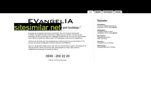 evangelia.se alternative sites