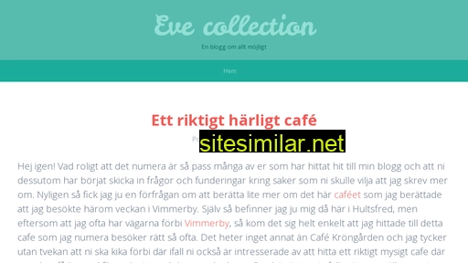 Evecollection similar sites