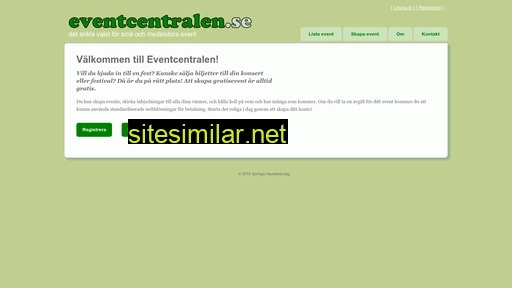 eventcentralen.se alternative sites