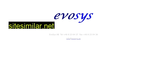 evosys.se alternative sites
