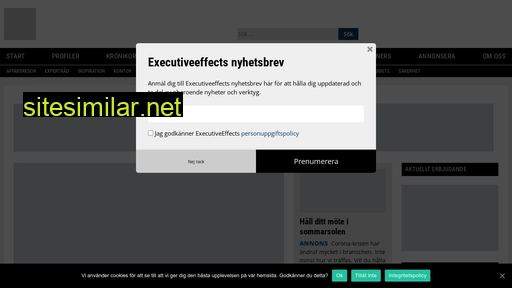 executiveeffect.se alternative sites