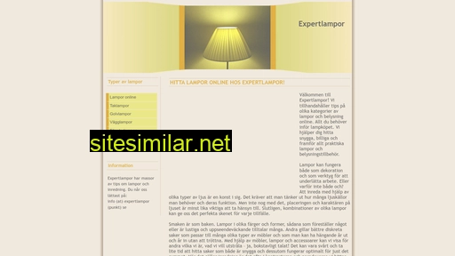 expertlampor.se alternative sites