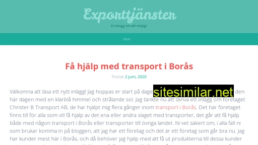 exporttjanster.se alternative sites