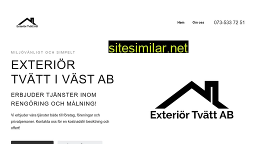 exteriortvatt.se alternative sites