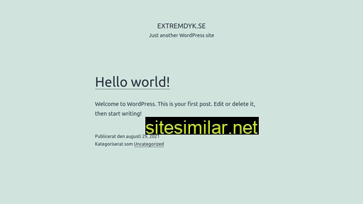 extremdyk.se alternative sites