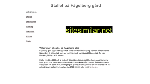Fagelberg similar sites