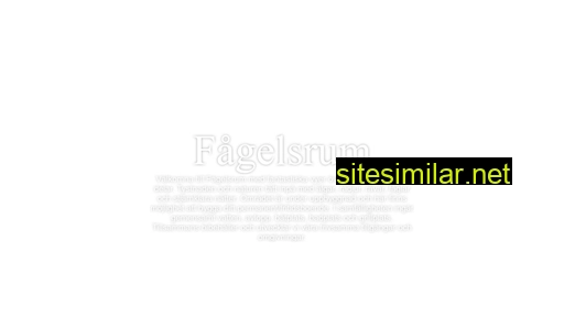 fagelsrum.se alternative sites