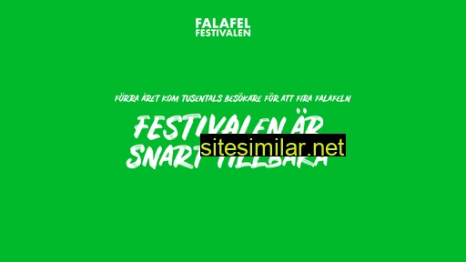 falafelfestivalen.se alternative sites
