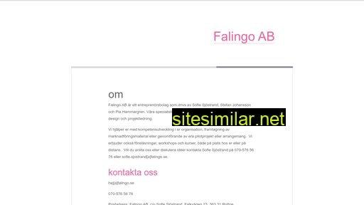 falingo.se alternative sites