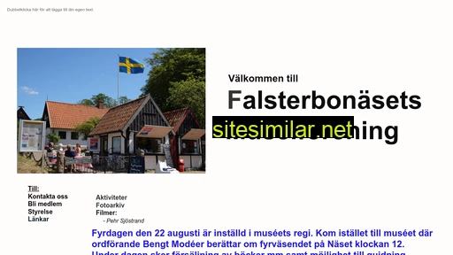 falsterbomuseum.se alternative sites