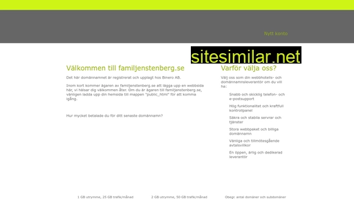 Familjenstenberg similar sites