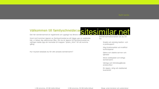 familyschneider.se alternative sites