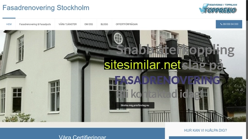 fasadrenoverarnastockholm.se alternative sites