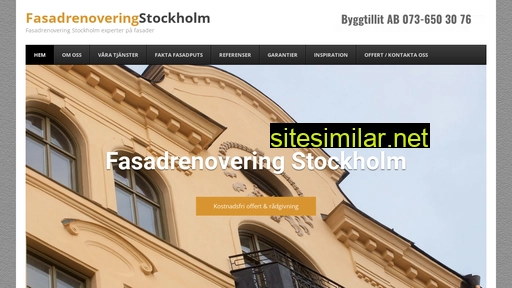 fasadrenoveringstockholm.se alternative sites