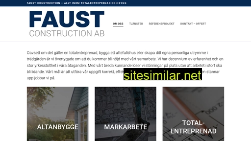 faustconstruction.se alternative sites