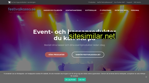 festivalkassa.se alternative sites
