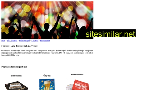 festspel.se alternative sites
