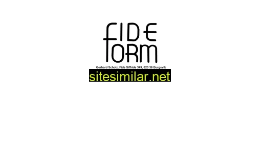 fideform.se alternative sites