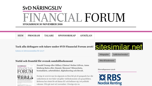 financialforum.se alternative sites
