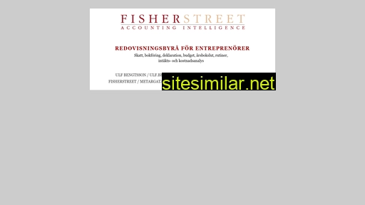 fisherstreet.se alternative sites