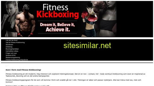 fitnesskickboxning.se alternative sites