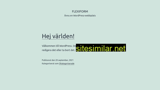 flexiform.se alternative sites