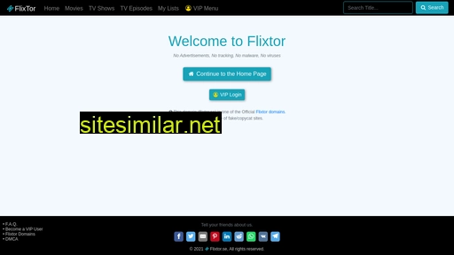 Flixtor similar sites
