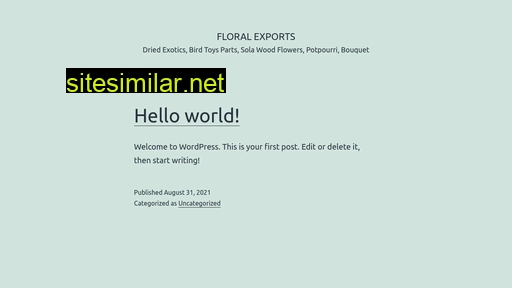 floralexports.se alternative sites