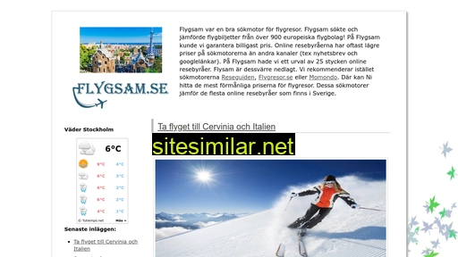 flygsam.se alternative sites