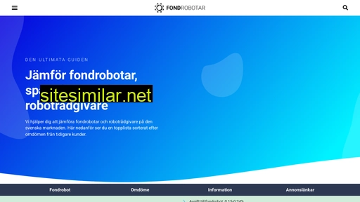 fondrobotar.se alternative sites