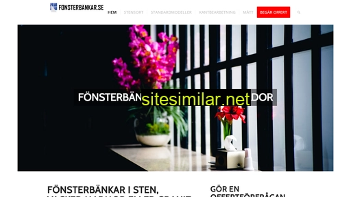 fonsterbankar.se alternative sites