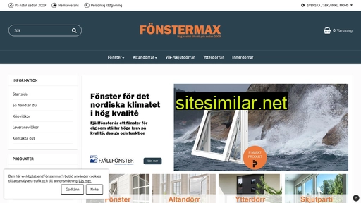 fonstermax.se alternative sites