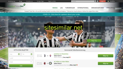 footballticketnet.se alternative sites
