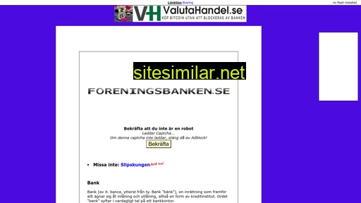 Foreningsbanken similar sites