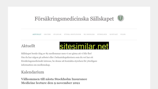 forsakringsmedicinskasallskapet.se alternative sites
